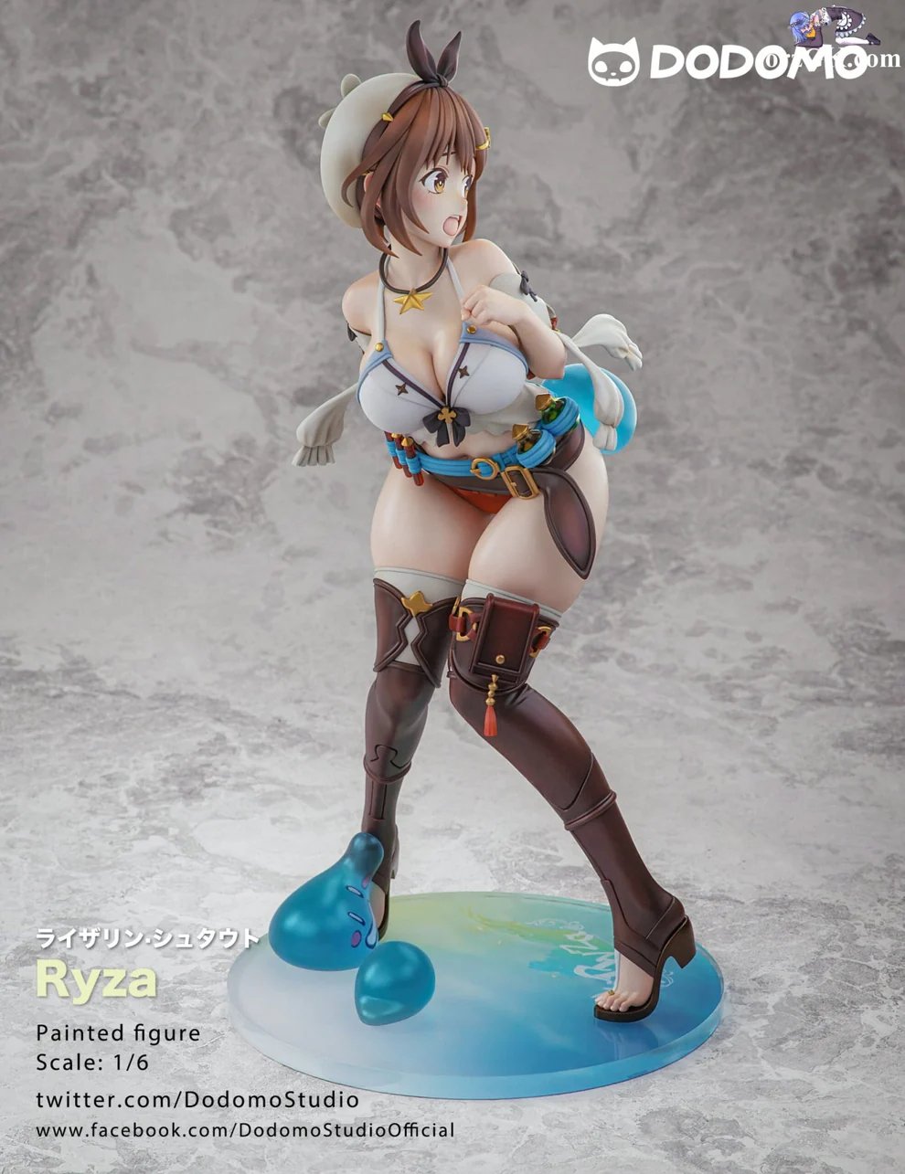Atelier Ryza – Reisalin Stout “Double Body Crystal Base Edition” 1/6 Scale GK Statue – Dodomo Studio Limited Resin Collectible Figure - Image 6