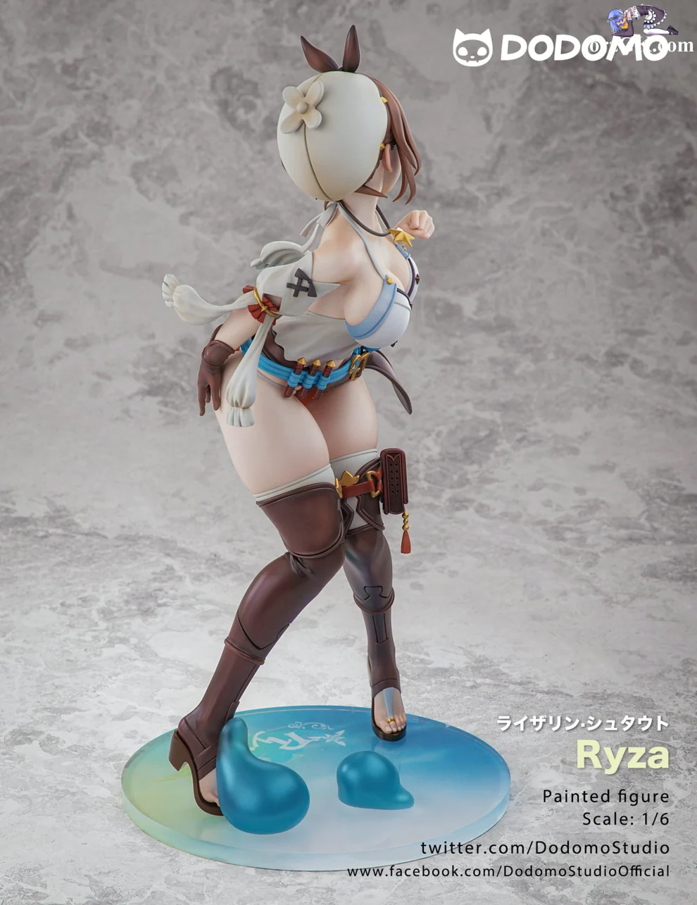 Atelier Ryza – Reisalin Stout “Double Body Crystal Base Edition” 1/6 Scale GK Statue – Dodomo Studio Limited Resin Collectible Figure - Image 5
