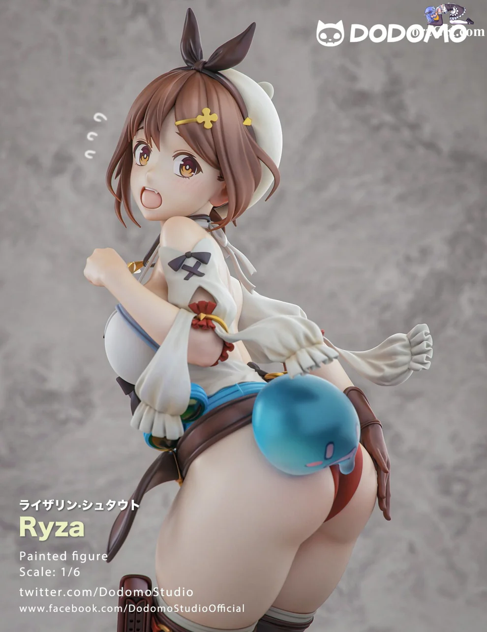 Atelier Ryza – Reisalin Stout “Double Body Crystal Base Edition” 1/6 Scale GK Statue – Dodomo Studio Limited Resin Collectible Figure - Image 4