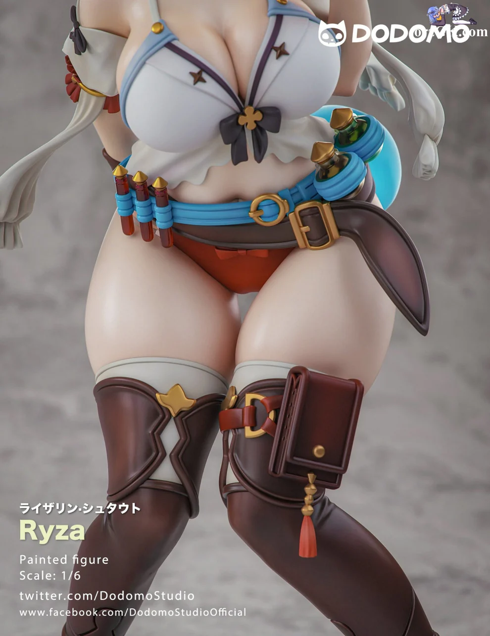 Atelier Ryza – Reisalin Stout “Double Body Crystal Base Edition” 1/6 Scale GK Statue – Dodomo Studio Limited Resin Collectible Figure - Image 3
