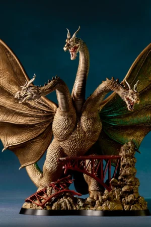 Kaiyodo ARTPLA – King Ghidorah Reimagination Model Kit Godzilla Series | Unpainted Plastic Model Kit