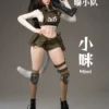 Meow SWAT (Ver. A) 1/6 Scale Head Sculpt & Clothing Accessory Set (I8-C11-A) BY I8TOYS