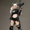 Meow SWAT (Ver. B) 1/6 Scale Head Sculpt & Clothing Accessory Set (I8-C11-B) BY I8TOYS