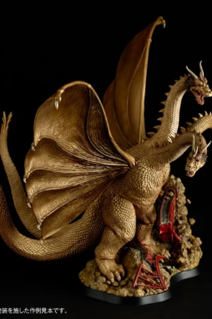 Alternative view of Kaiyodo ARTPLA – King Ghidorah Reimagination Model Kit Godzilla Series | Unpainted Plastic Model Kit