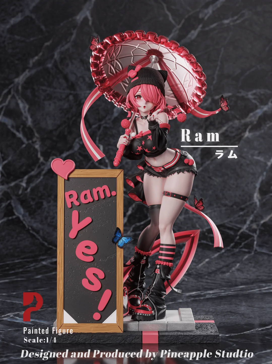 Pineapple Studio – Night Shibuya Series Rem × Ram Re:ZERO - Starting Life | 1/4 Scale Premium Resin Statues
