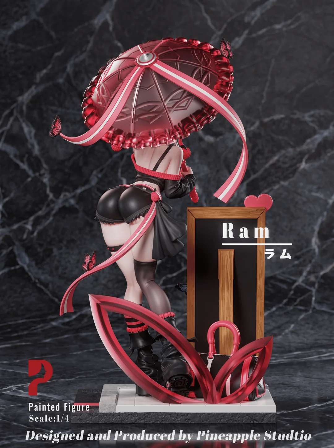Pineapple Studio – Night Shibuya Series Rem × Ram Re:ZERO - Starting Life | 1/4 Scale Premium Resin Statues - Image 2