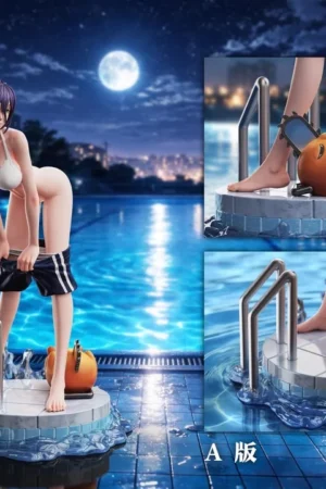 Alternative view of Scorpion Studio – Reze “Pool Series” Chainsaw Man | 1/4 Scale Premium Resin Statue
