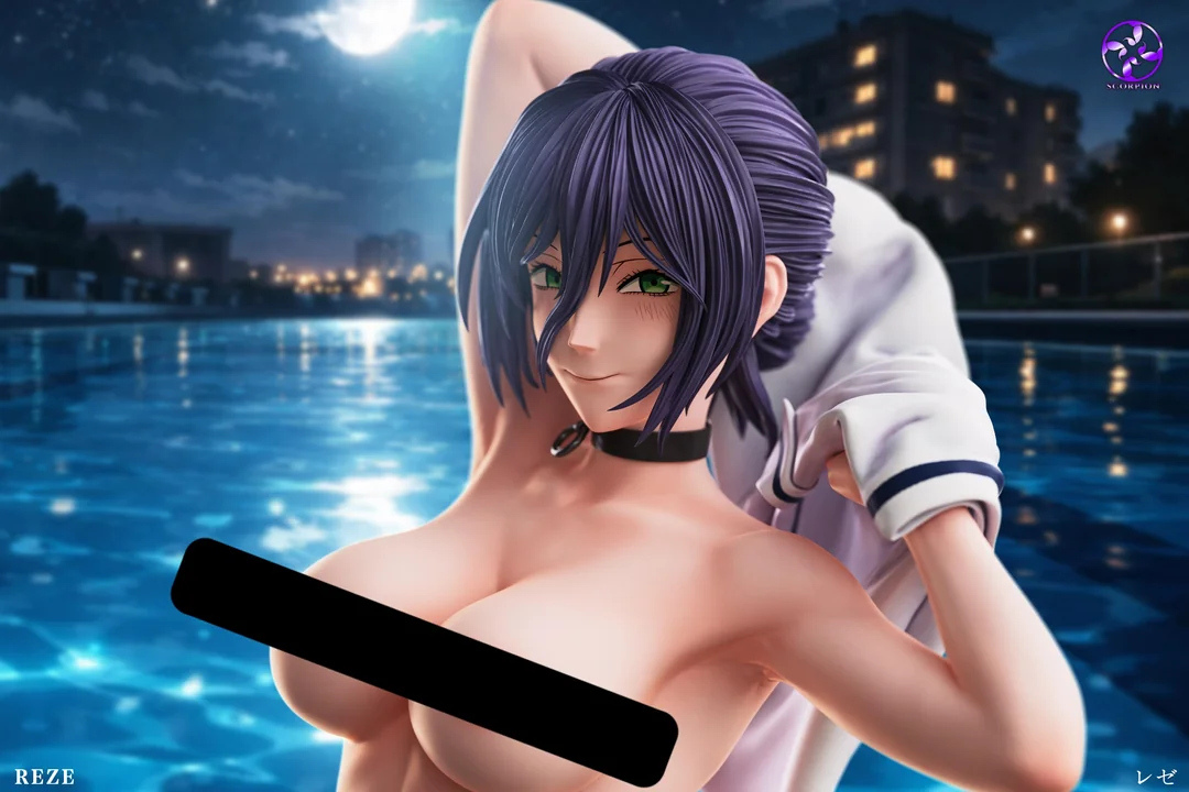 Scorpion Studio – Reze “Pool Series” Chainsaw Man | 1/4 Scale Premium Resin Statue - Image 7
