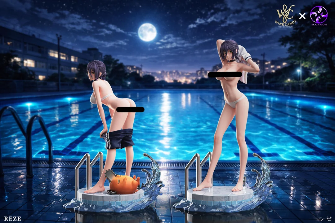 Scorpion Studio – Reze “Pool Series” Chainsaw Man | 1/4 Scale Premium Resin Statue - Image 10