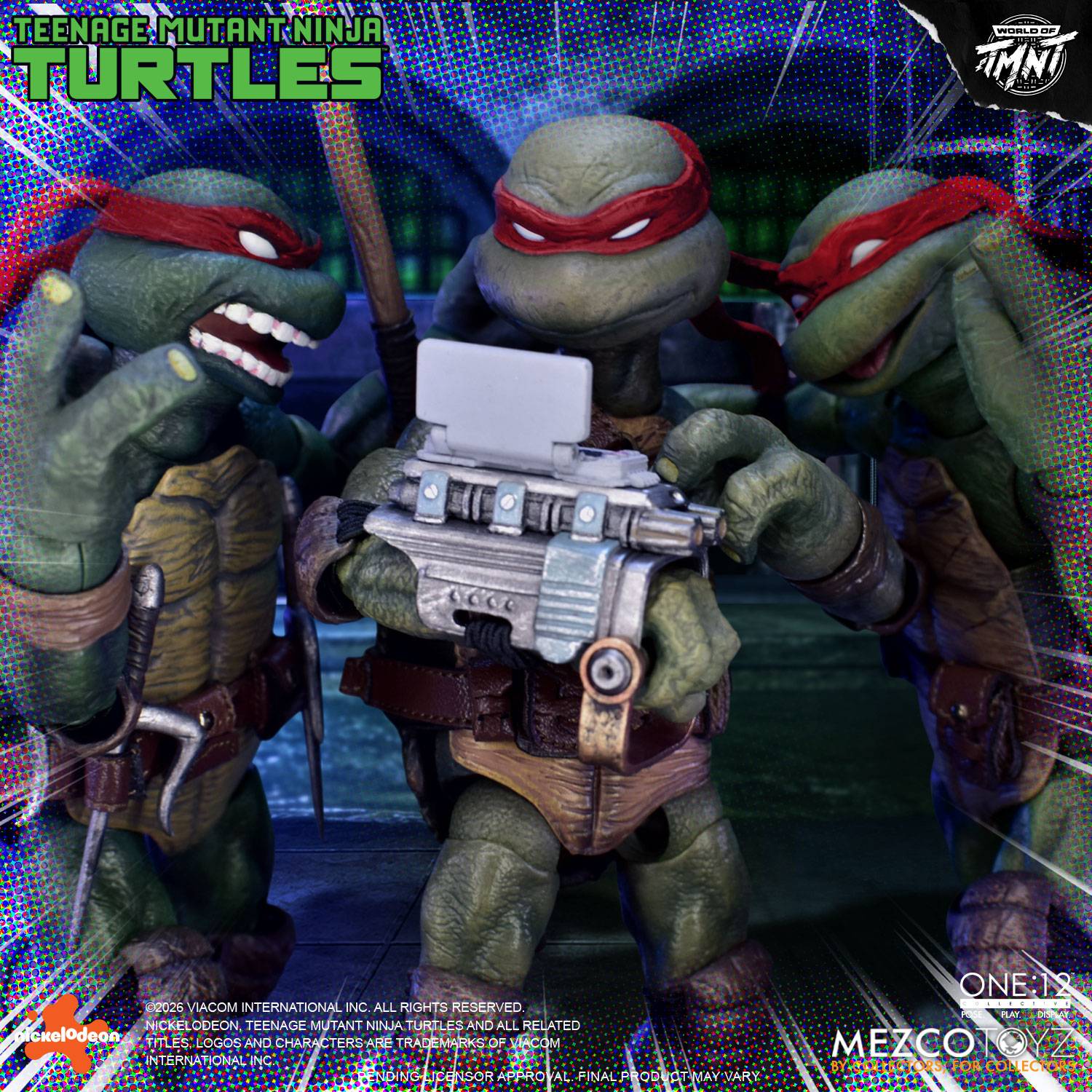 MEZCO Toyz - Teenage Mutant Ninja Turtles: Turtles 1/12 - ONE:12 Collective Action Figure (Set of 4)