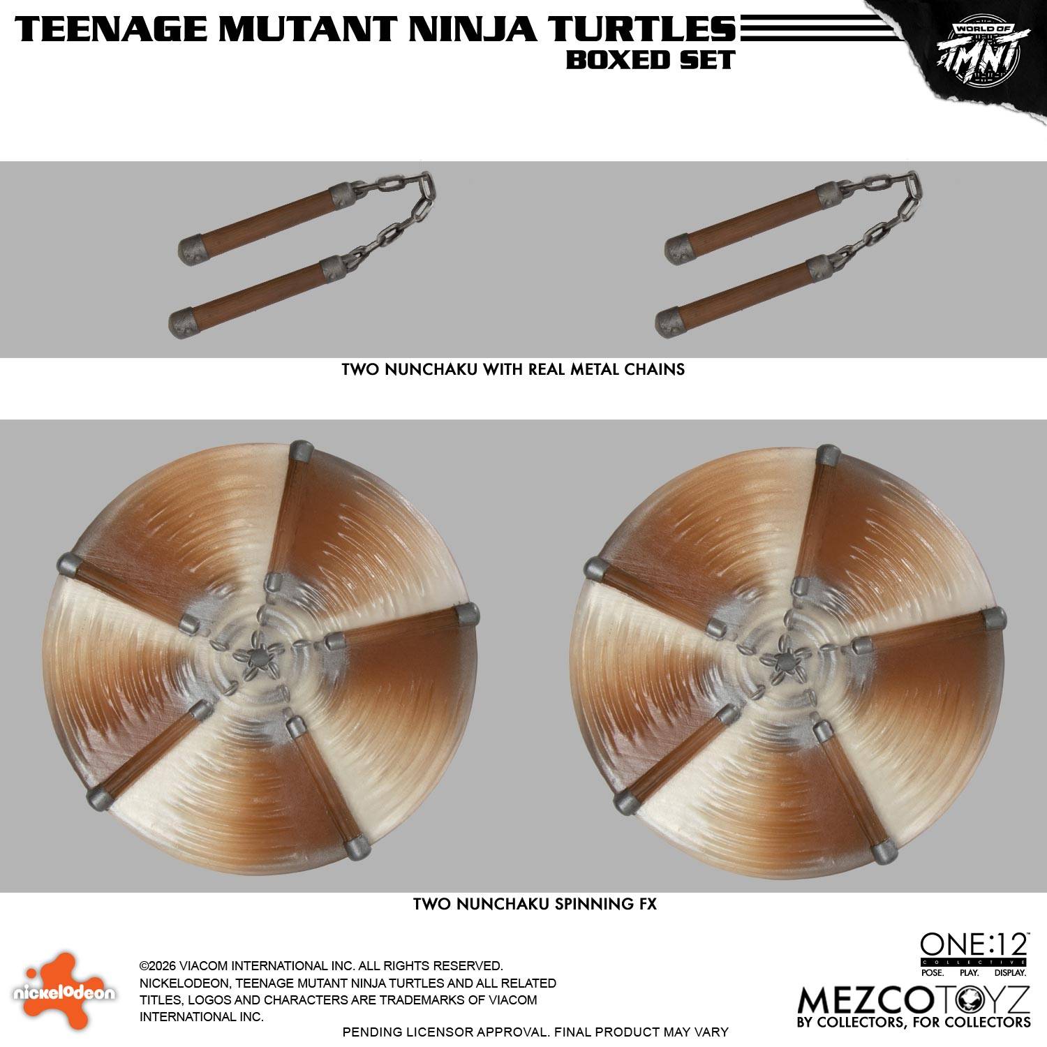 MEZCO Toyz - Teenage Mutant Ninja Turtles: Turtles 1/12 - ONE:12 Collective Action Figure (Set of 4)