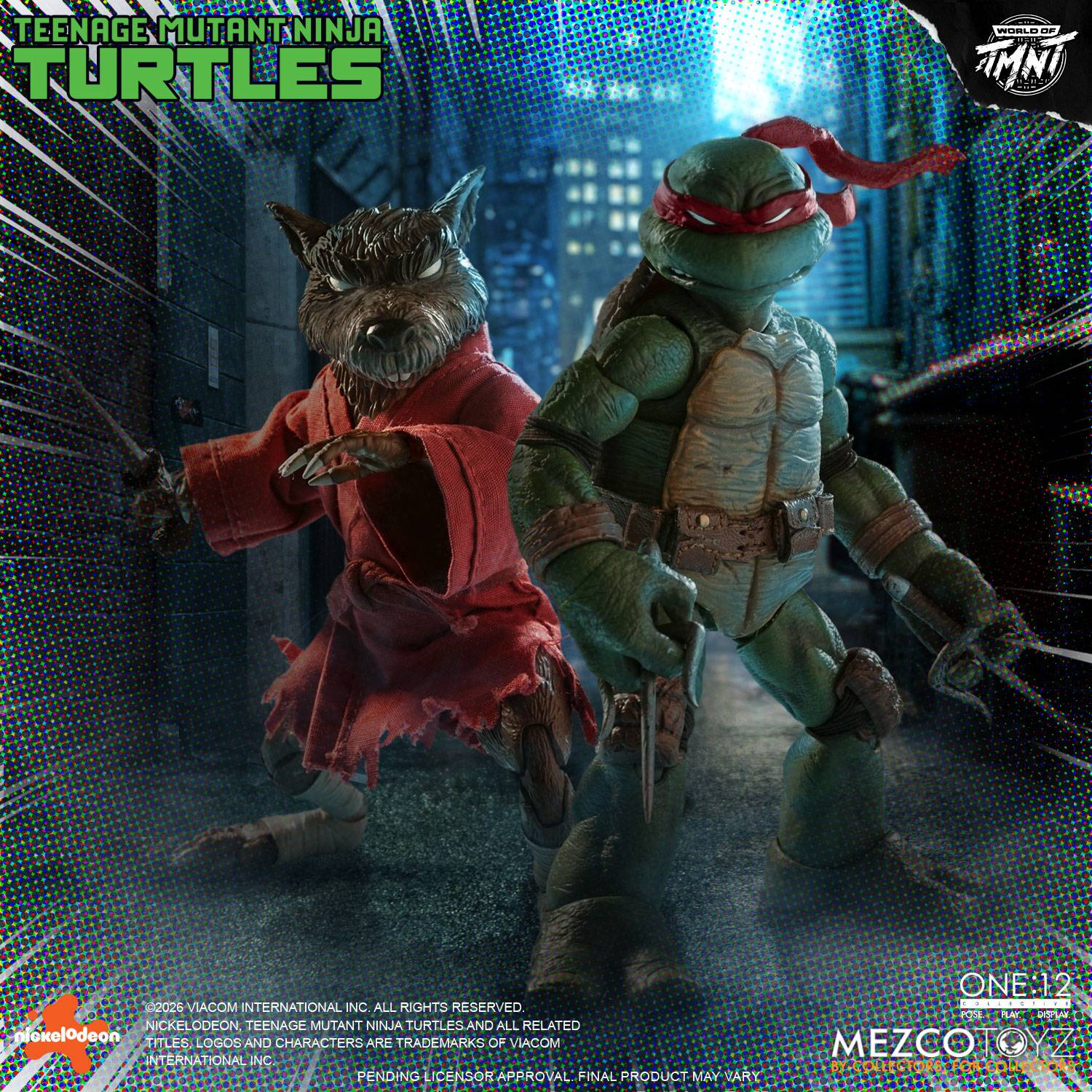 MEZCO Toyz - Teenage Mutant Ninja Turtles: Turtles 1/12 - ONE:12 Collective Action Figure (Set of 4)