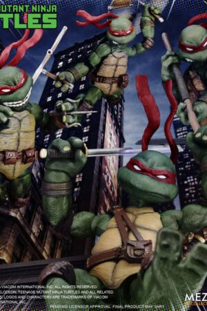 MEZCO Toyz - Teenage Mutant Ninja Turtles: Turtles 1/12 - ONE:12 Collective Action Figure (Set of 4)