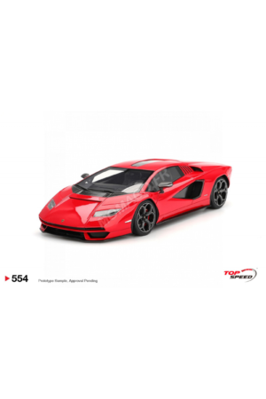 Lamborghini countach lpi 800-4 2023 red “rosso mars” Die cast