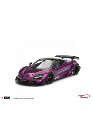 TOP SPEED - Mclaren 720s lb-works 2023 purple Die cast