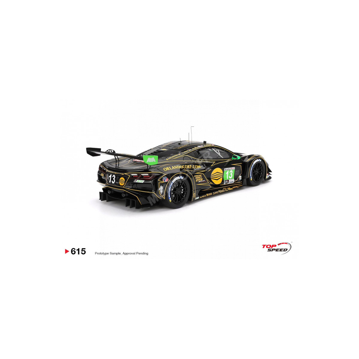 Top Speed Model - Chevrolet Corvette z06 GT3.R 13 Awa 24h of Daytona 2025 Die cast - Image 2