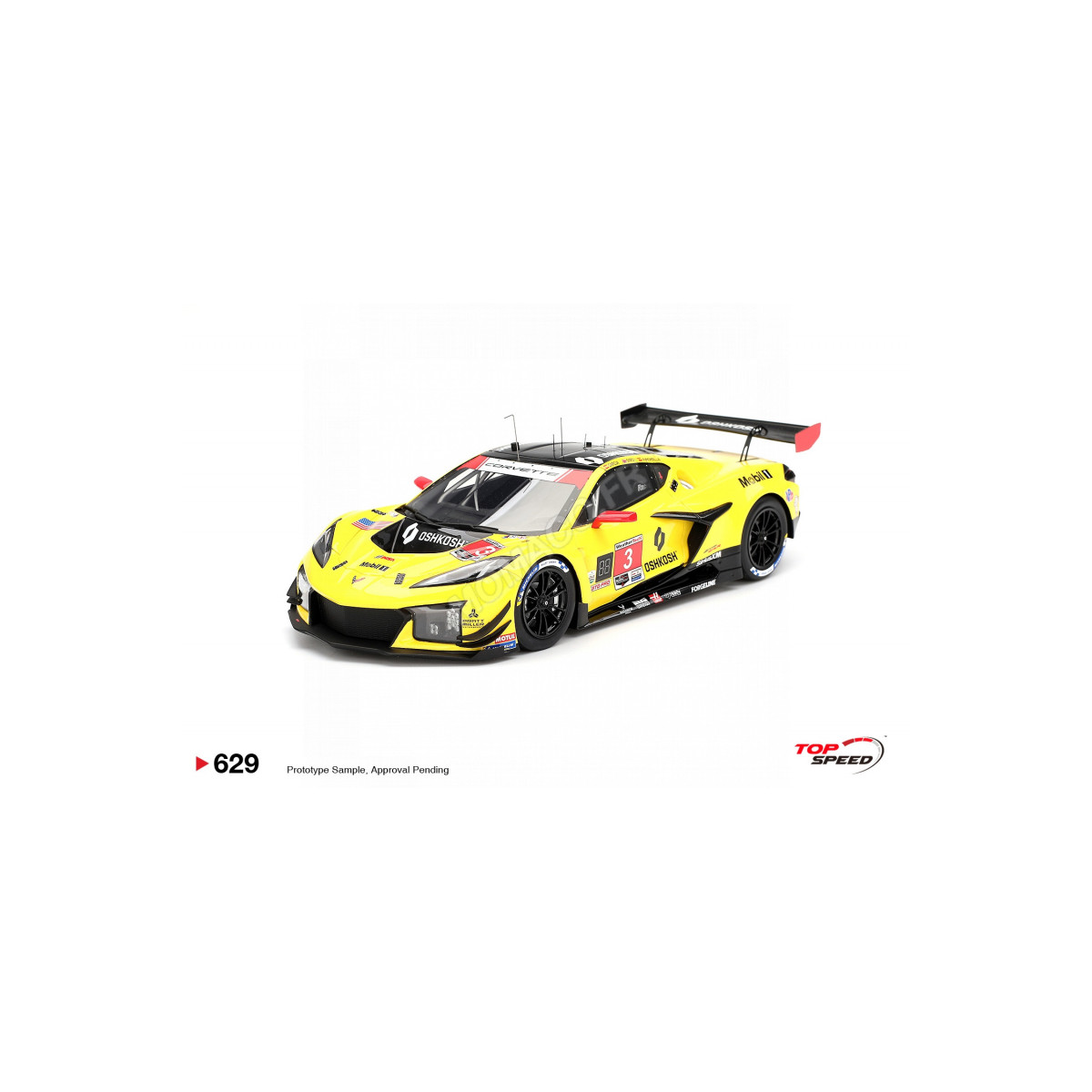 TOP SPEED - Chevrolet corvette z06 gt3.r 3 corvette racing 24h of daytona 2025 Die cast