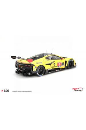 Alternative view of TOP SPEED - Chevrolet corvette z06 gt3.r 3 corvette racing 24h of daytona 2025 Die cast