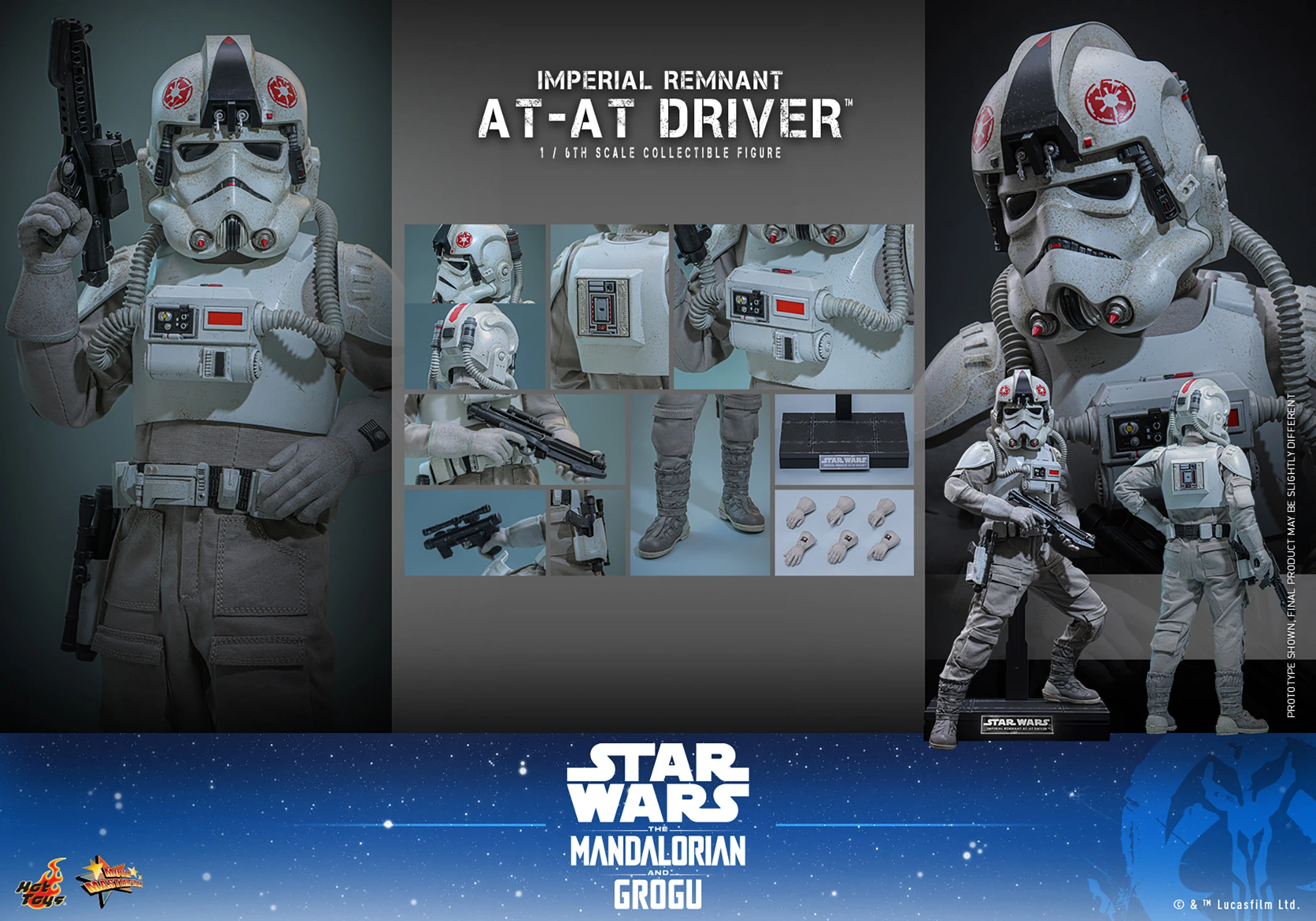 Hottoys Star Wars AT-AT Driver