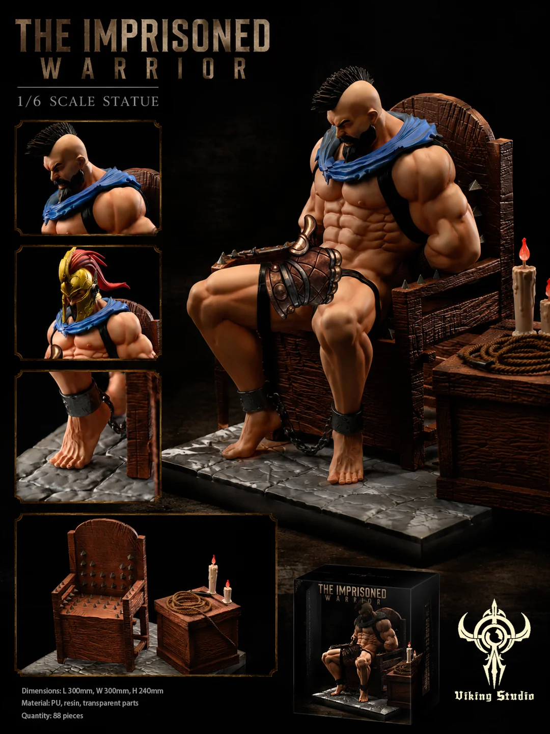 Viking Studio – King Leonidas 300 Movie TOPGK Resin Figure