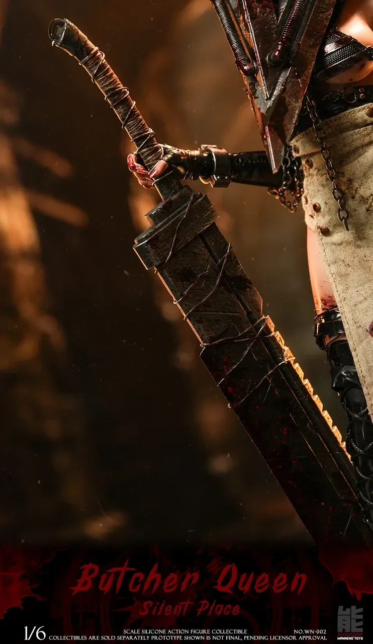 Wanneng Toys – Pyramid Head Silent Hill | 1/6 Scale Silicone Action Figure WN-002A / WN-002B - Image 9