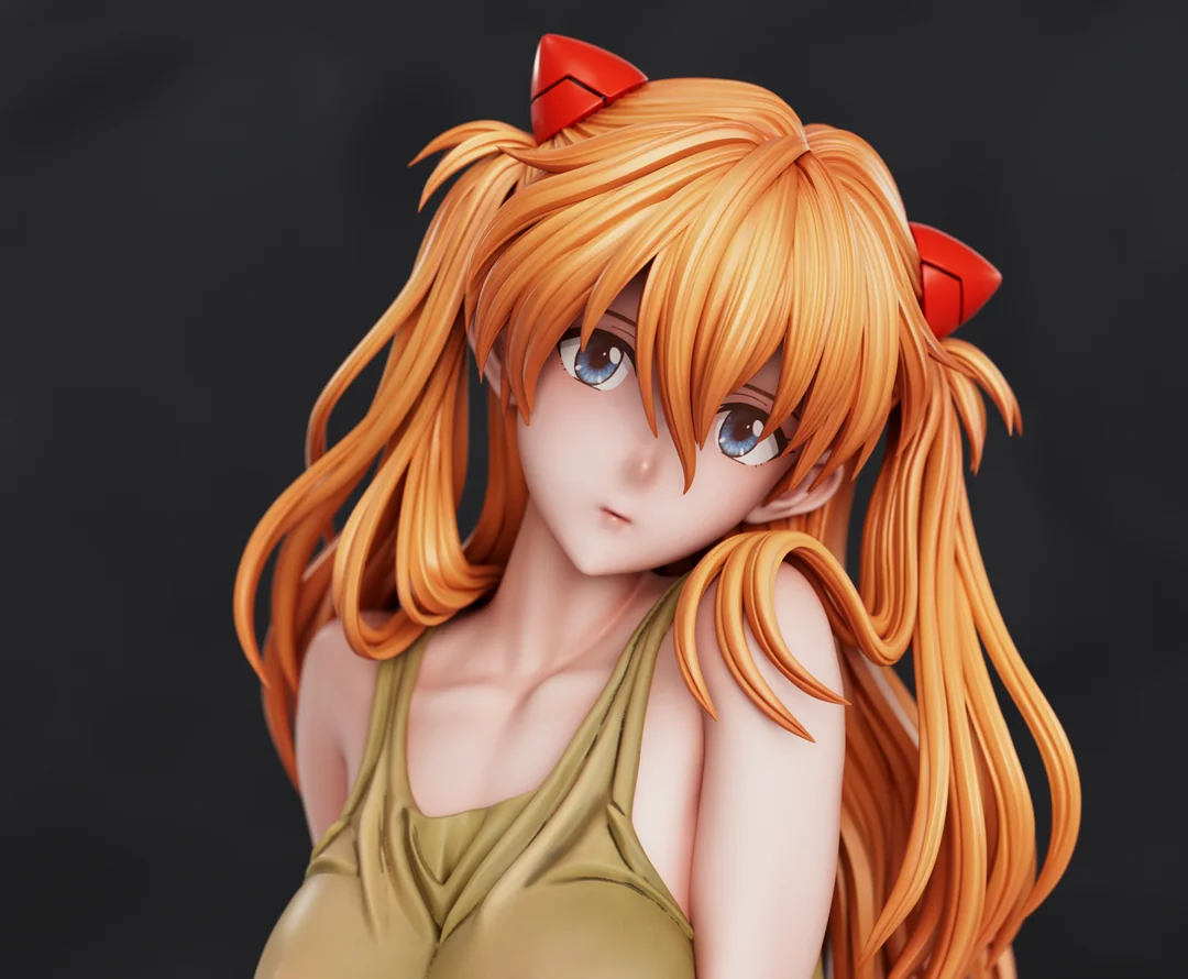 Asuka Langley Sohryu Neon Genesis Evangelion 1/4 Scale TOPGK Statue - WAWA Studio
