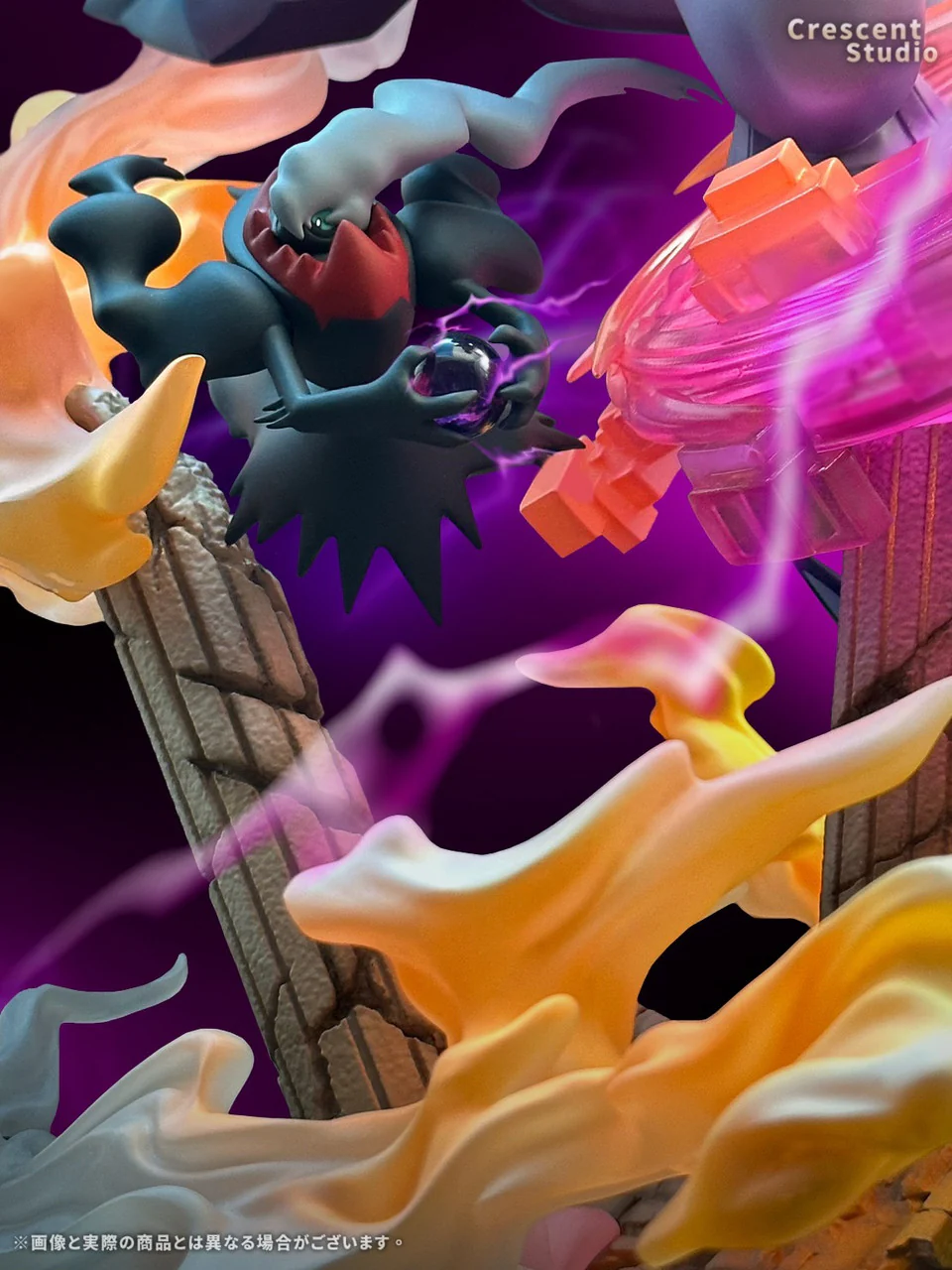 Pokémon: The Rise of Darkrai – Dialga vs Palkia 1/20 Scale LED Diorama Statue – Crescent Studio Limited Edition - Image 7