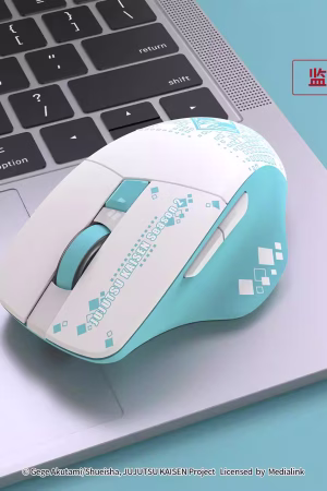 Alternative view of OFFICIAL Satoru Gojo – Jujutsu Kaisen Bluetooth Wireless Gaming Mouse – Genuine OMAMORI