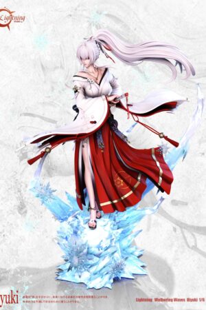 Lightning Studio – Hiyuki: Blazing Cherry Blossom Shrine Maiden Wuthering Waves | 1/6 Scale Limited Resin Statue