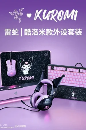 OFFICIAL Razer Collection of Kuromi-Sanrio Character-themed Gaming Mice, Keyboards, Mousepads, and Speakers – Authentic Razer Products