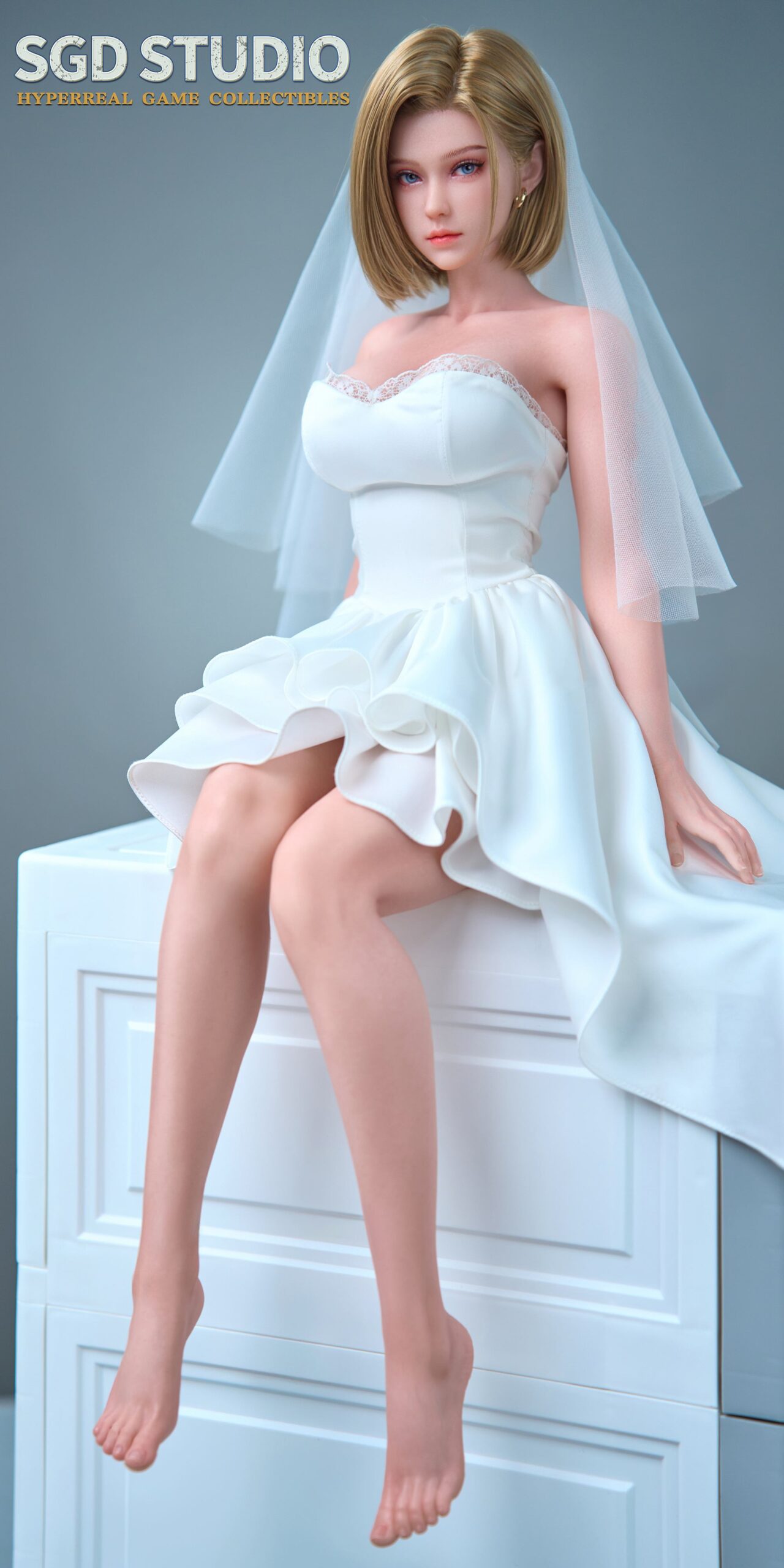 SGD-008 Android 18 Dragon Ball 1/3 Scale Fully Articulated Silicone Figure - Image 9