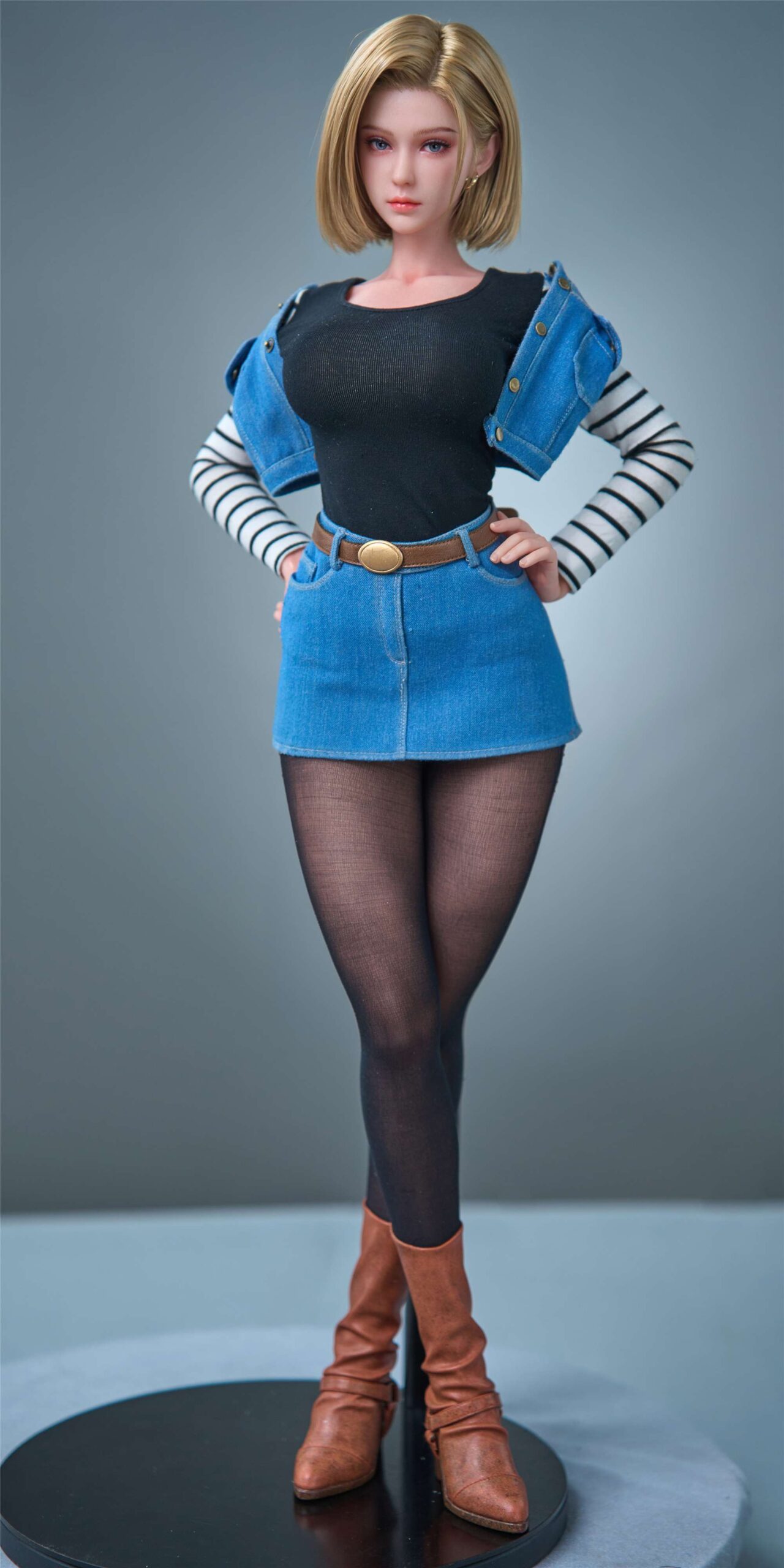 SGD-008 Android 18 Dragon Ball 1/3 Scale Fully Articulated Silicone Figure - Image 26