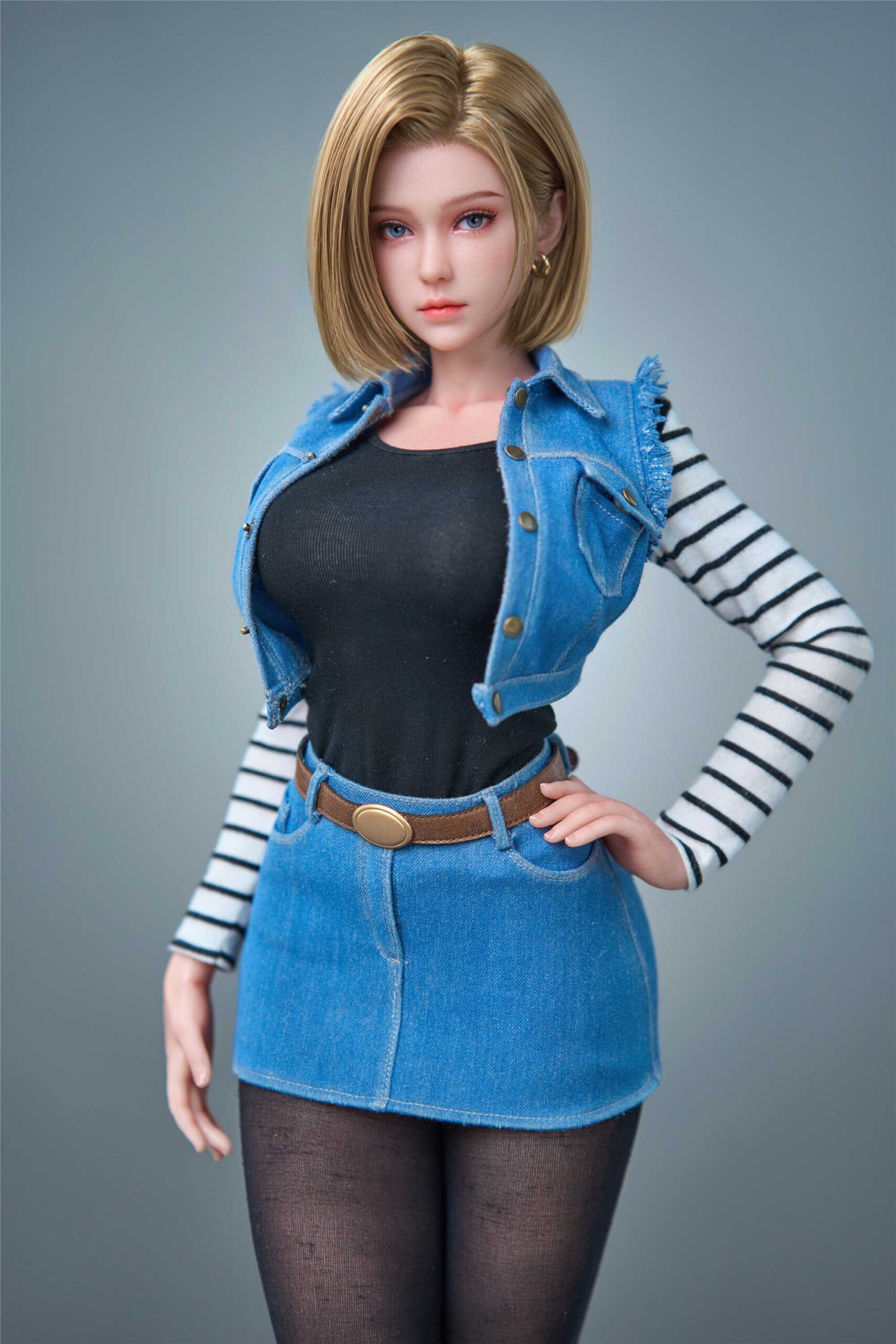SGD-008 Android 18 Dragon Ball 1/3 Scale Fully Articulated Silicone Figure - Image 29