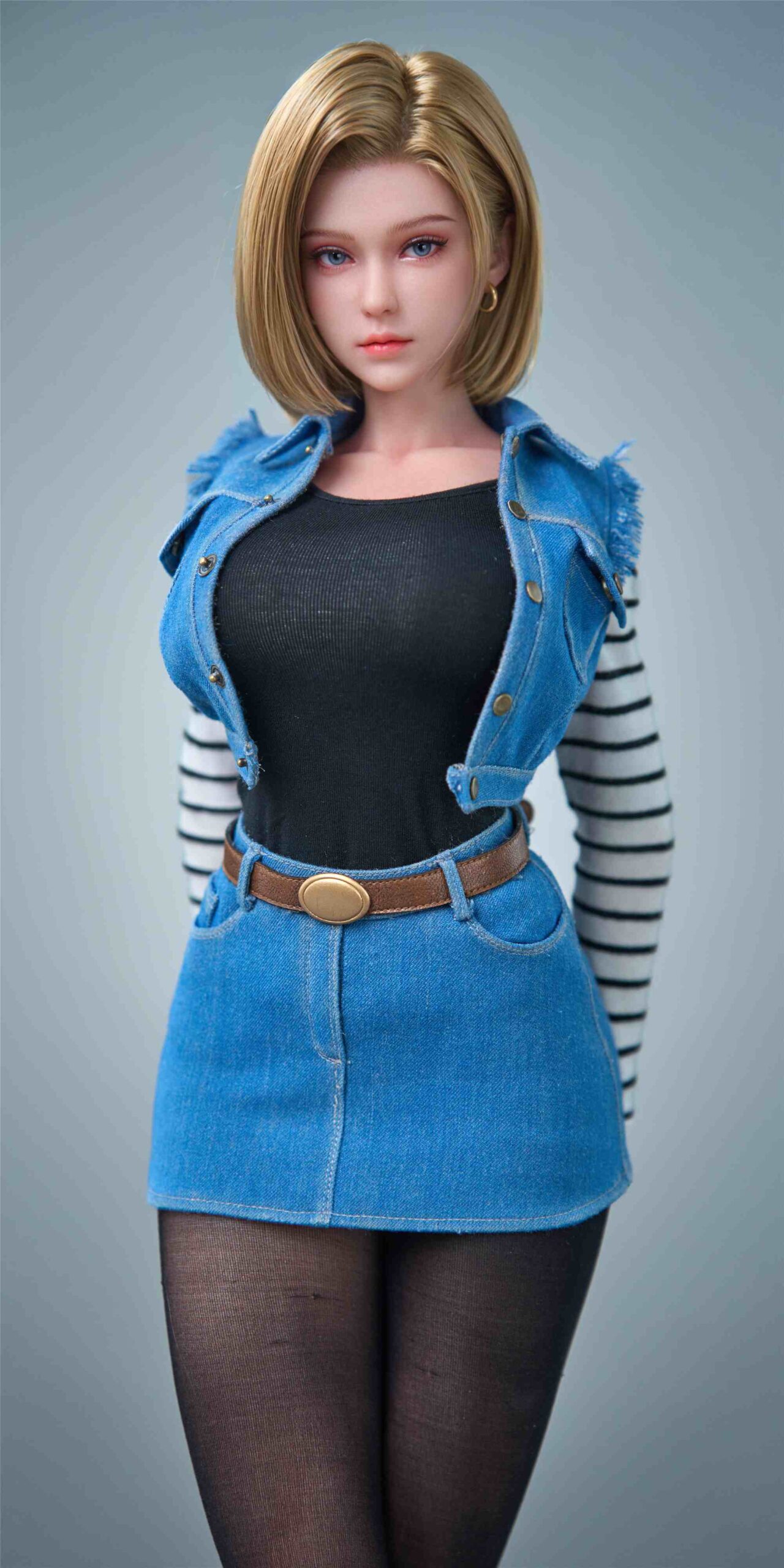 SGD-008 Android 18 Dragon Ball 1/3 Scale Fully Articulated Silicone Figure - Image 30