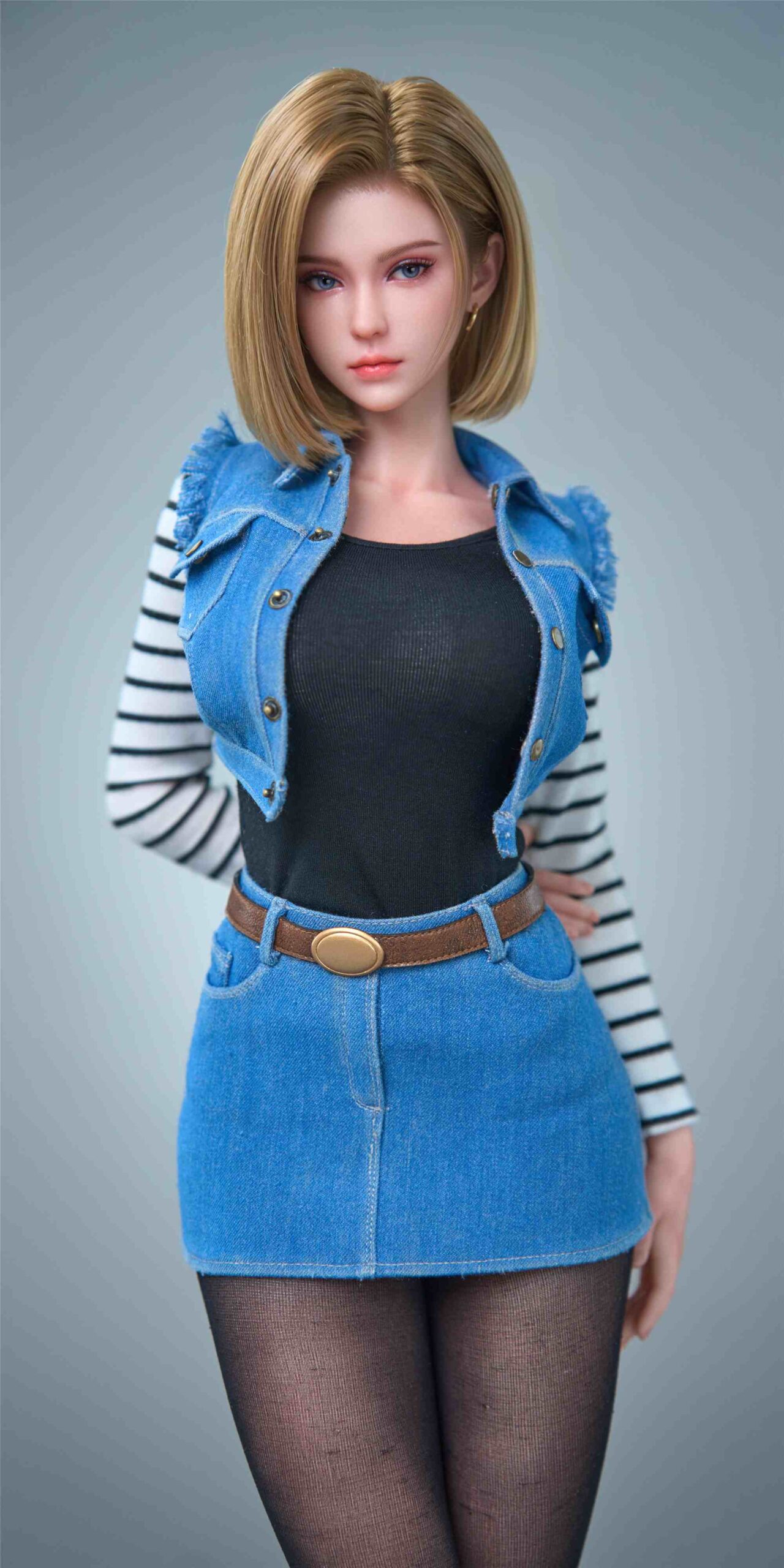 SGD-008 Android 18 Dragon Ball 1/3 Scale Fully Articulated Silicone Figure - Image 18