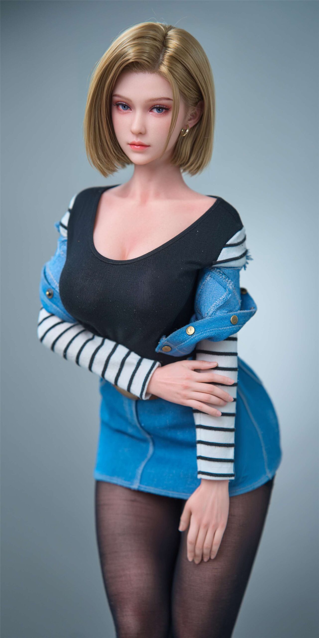 SGD-008 Android 18 Dragon Ball 1/3 Scale Fully Articulated Silicone Figure - Image 22