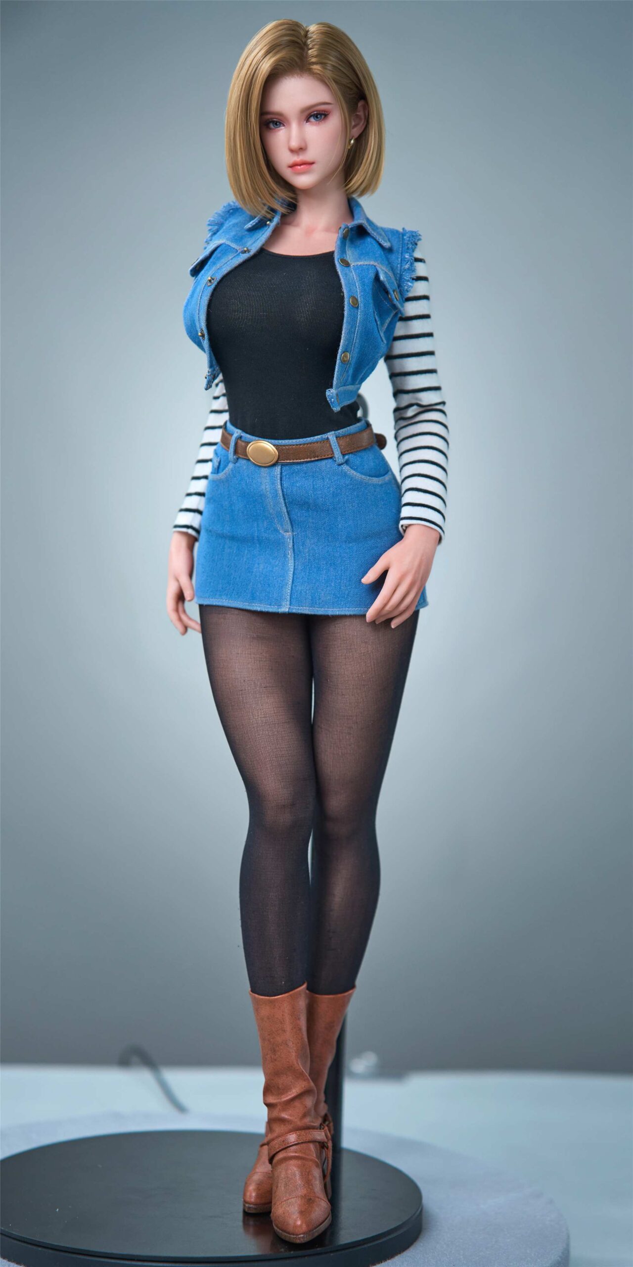 SGD-008 Android 18 Dragon Ball 1/3 Scale Fully Articulated Silicone Figure - Image 23