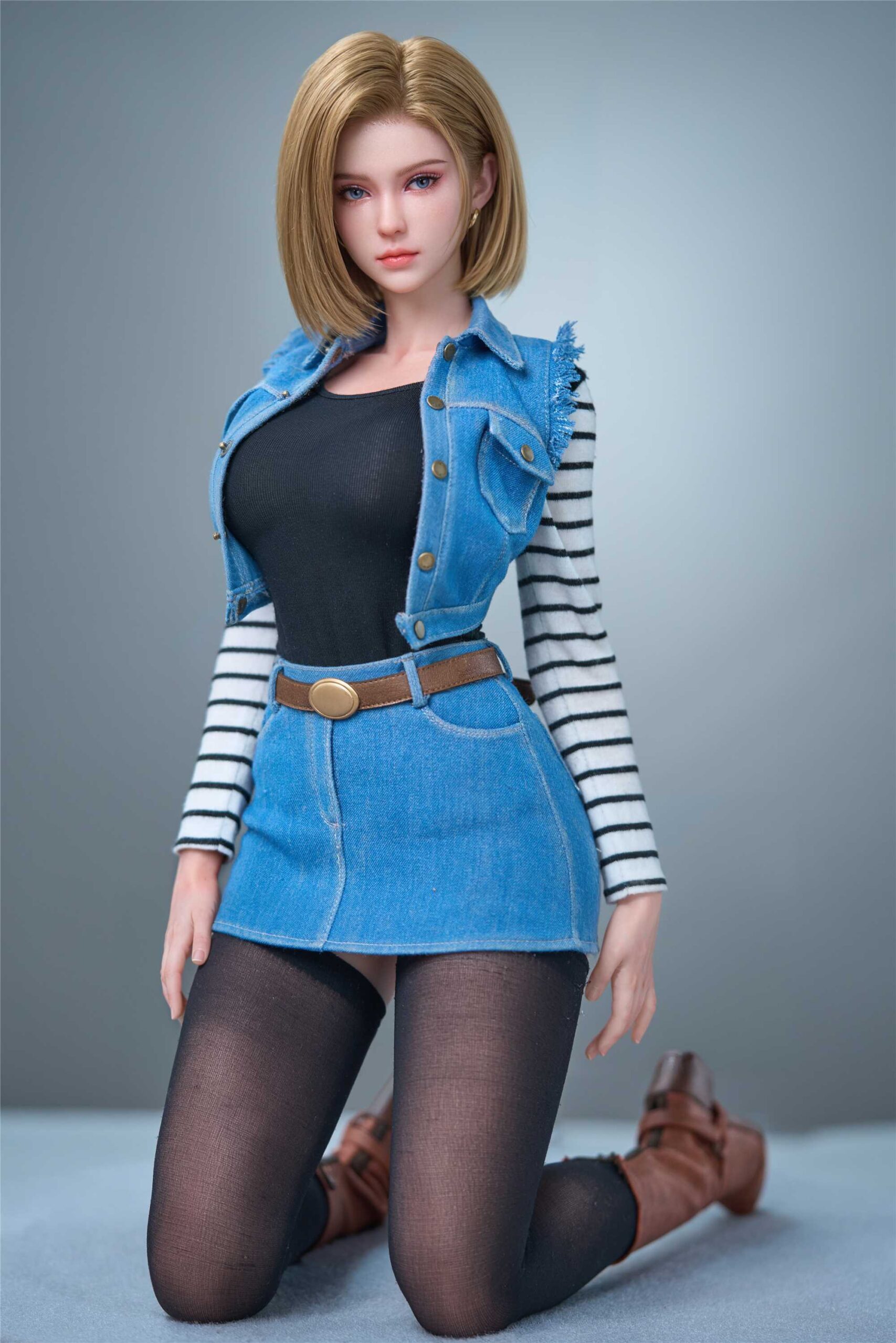 SGD-008 Android 18 Dragon Ball 1/3 Scale Fully Articulated Silicone Figure - Image 24