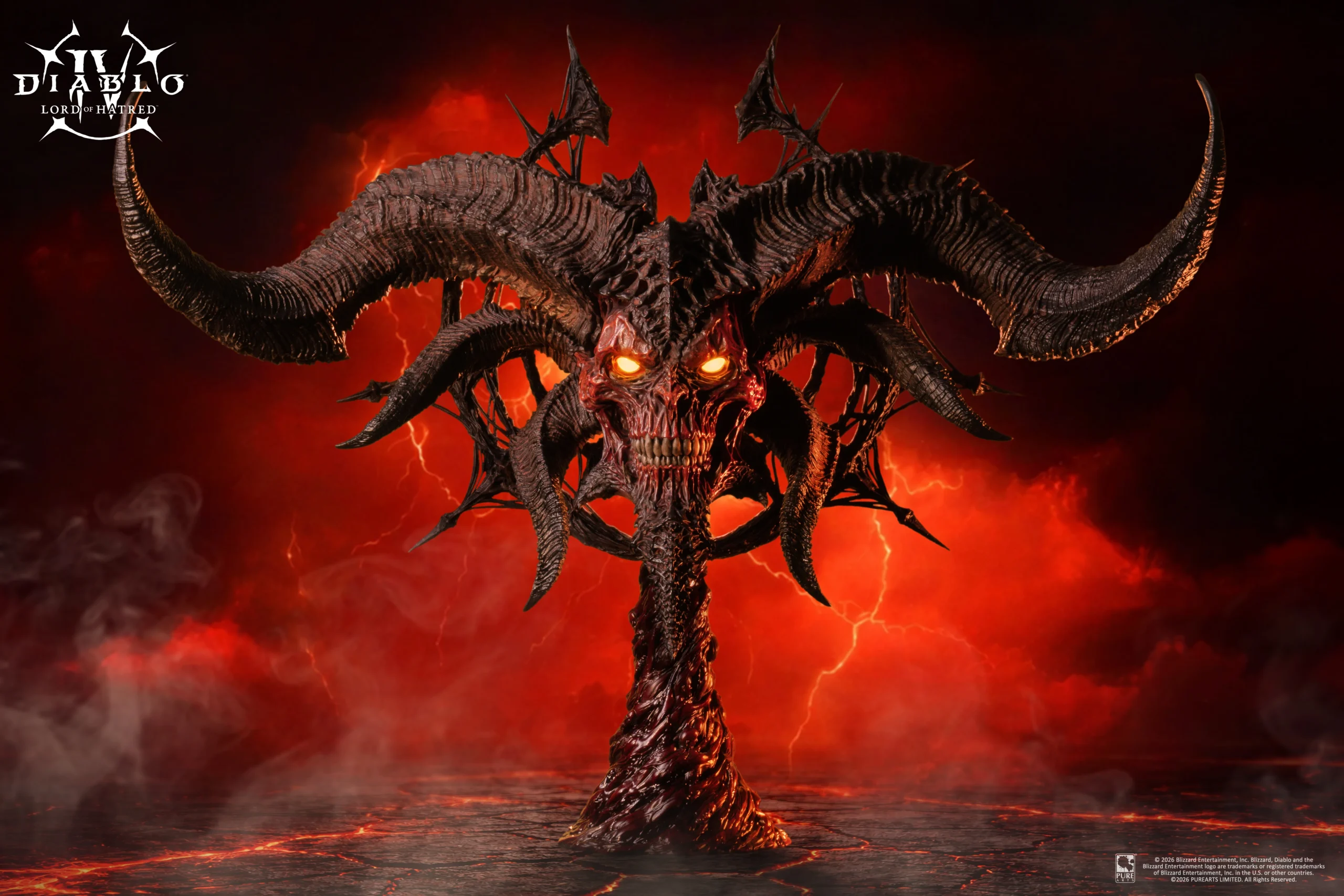 PureArts Studio - Diablo IV Lord of Hatred Mephisto Life-Size &1/2 Scale Art Mask(Licensed) - Image 3