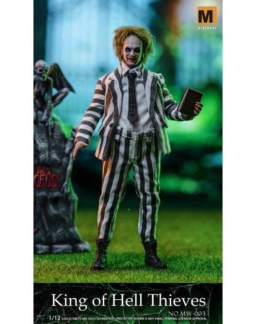 MINIWORK Studio - Betelgeuse The 1/12th scale King of Hell Thieves Collectible Figure Beetlejuice Beetlejuice MW-003 - Image 3