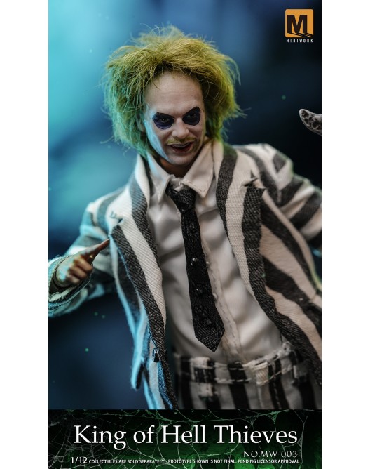 MINIWORK Studio - Betelgeuse The 1/12th scale King of Hell Thieves Collectible Figure Beetlejuice Beetlejuice MW-003 - Image 7