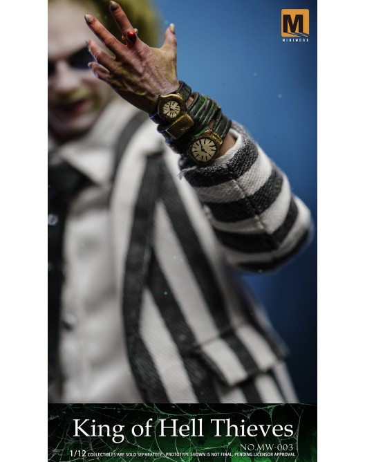 MINIWORK Studio - Betelgeuse The 1/12th scale King of Hell Thieves Collectible Figure Beetlejuice Beetlejuice MW-003 - Image 8