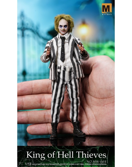 MINIWORK Studio - Betelgeuse The 1/12th scale King of Hell Thieves Collectible Figure Beetlejuice Beetlejuice MW-003 - Image 11