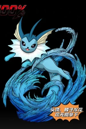 100% Studio – Vaporeon Pokémon Resin Statue