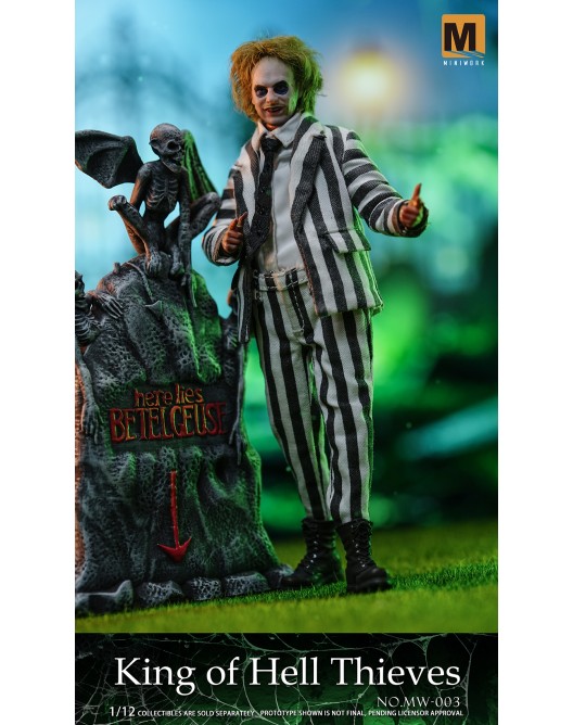 MINIWORK Studio - Betelgeuse The 1/12th scale King of Hell Thieves Collectible Figure Beetlejuice Beetlejuice MW-003 - Image 12