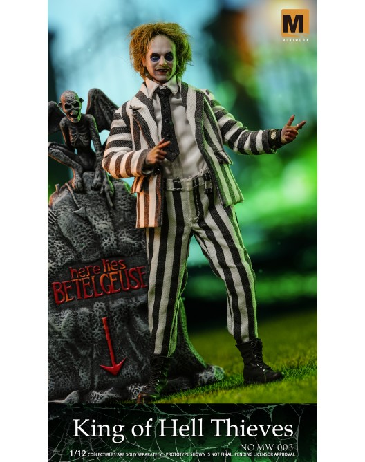 MINIWORK Studio - Betelgeuse The 1/12th scale King of Hell Thieves Collectible Figure Beetlejuice Beetlejuice MW-003 - Image 13