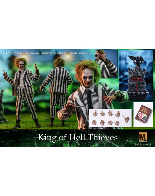 MINIWORK Studio - Betelgeuse The 1/12th scale King of Hell Thieves Collectible Figure Beetlejuice Beetlejuice MW-003 - Image 15
