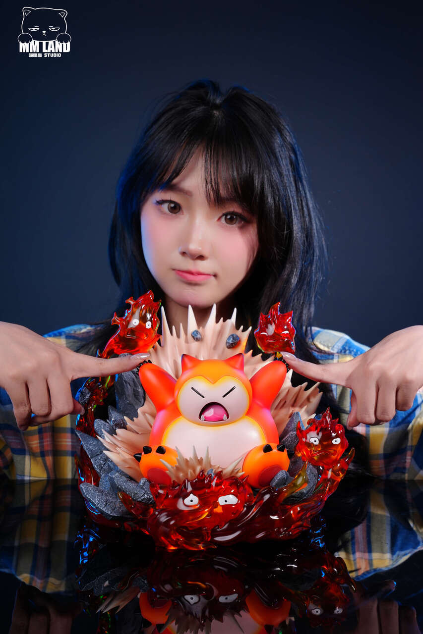 MMLAND Studio – Snorlax & Calcifer 1/7 Scale LED Statue