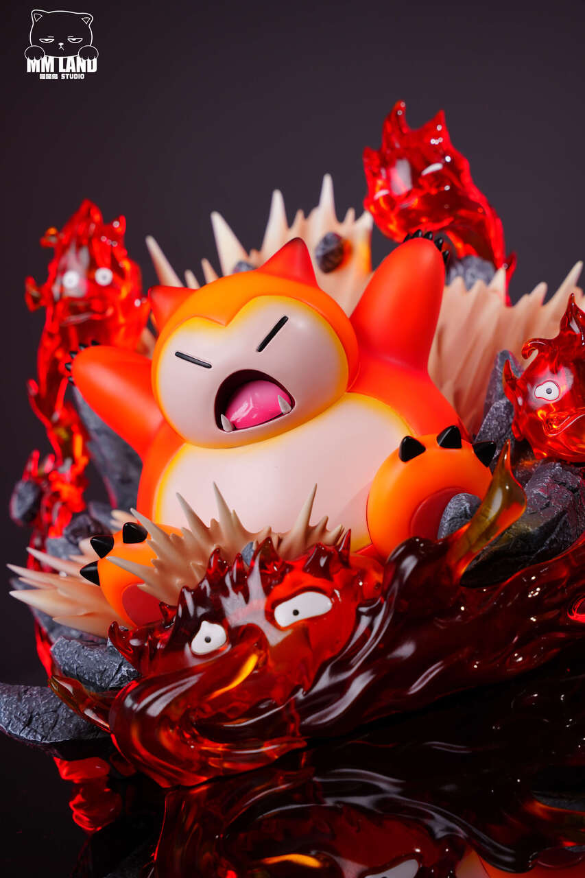 MMLAND Studio – Snorlax & Calcifer 1/7 Scale LED Statue