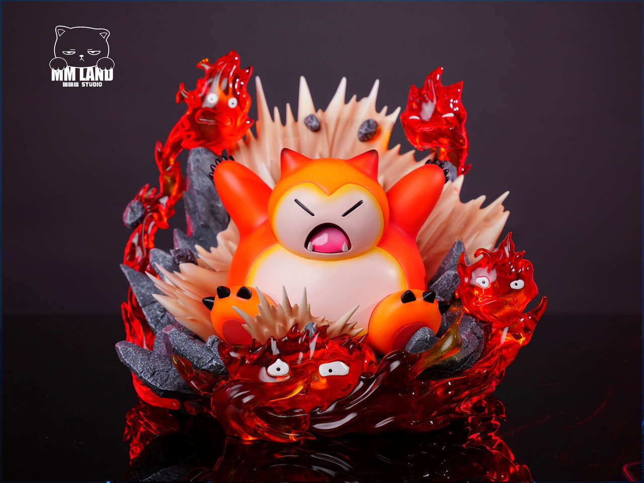 MMLAND Studio – Snorlax & Calcifer 1/7 Scale LED Statue